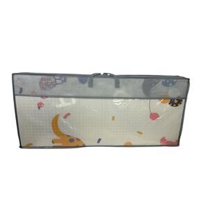 NIB Bammax XL Waterproof foam reversible foldable playmat Dino & Safari 70x78"